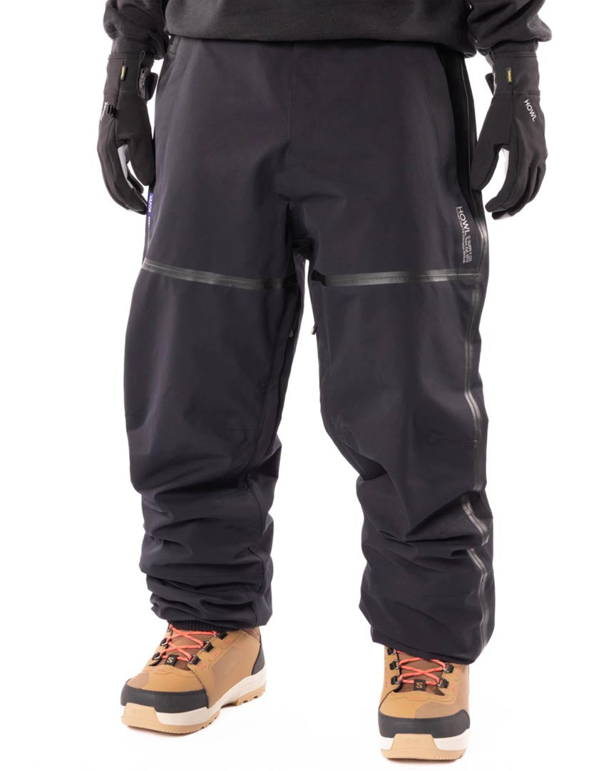 Taped Snow Pants - Black