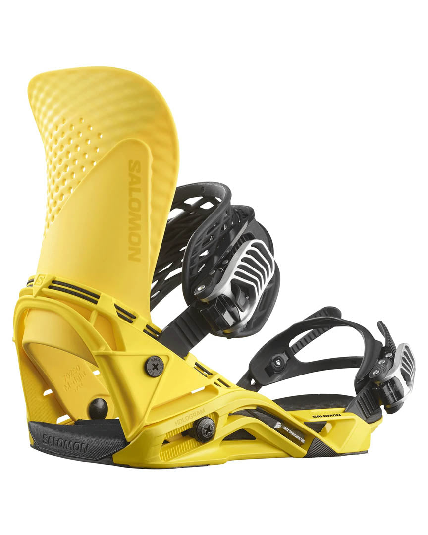 Fixation de snowboard Hologram - Viberant Yellow 2024