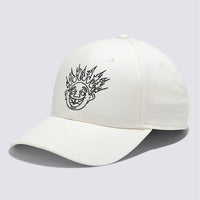 Skate Smile Spike Curve Hat - Marshmallow