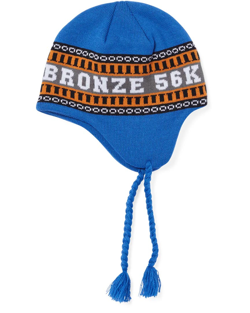 Huf X Bronze Flap Beanie - Blue