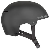 Icon Brain Bucket Winter Helmet - Black