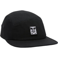 Icon Patch Twill Camp Hat - Black