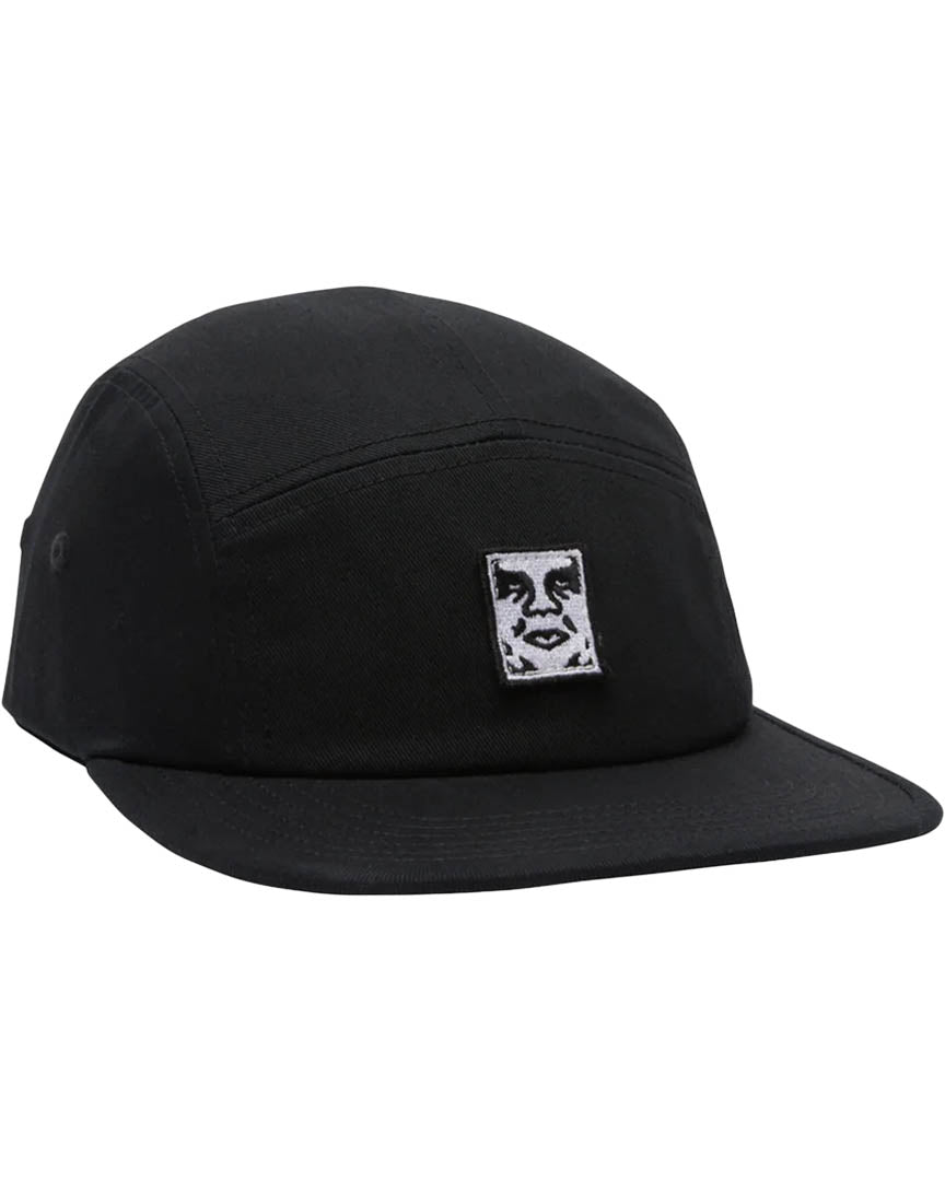 Icon Patch Twill Camp Hat - Black