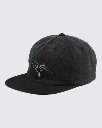 Skate V Thorn Unstructured Hat - Black