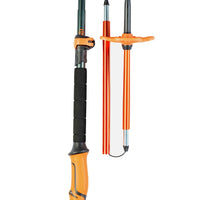 Sceepter 4S Pole Splitboarding Poles - Black/Orange