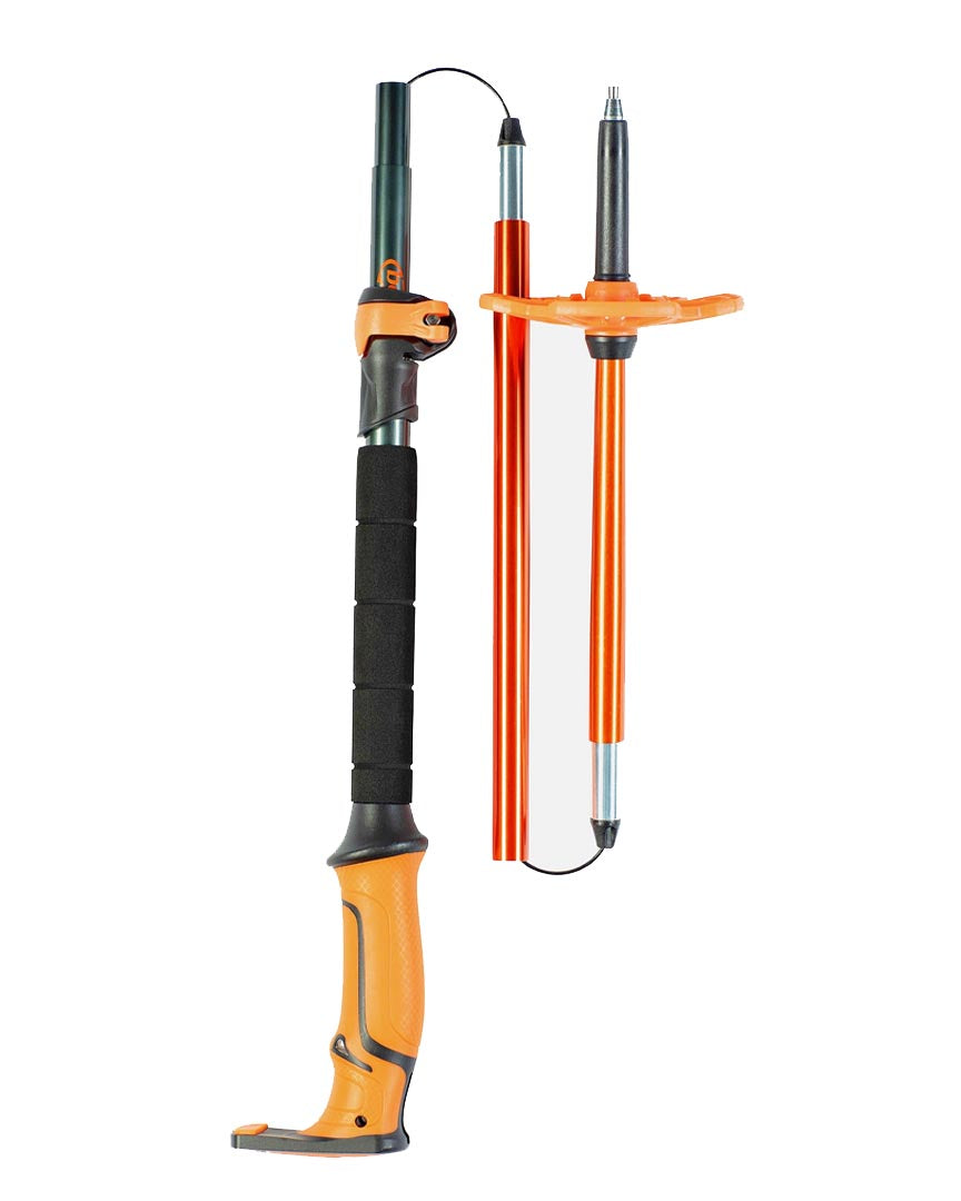 Batons splitboard Sceepter 4S Pole - Black/Orange