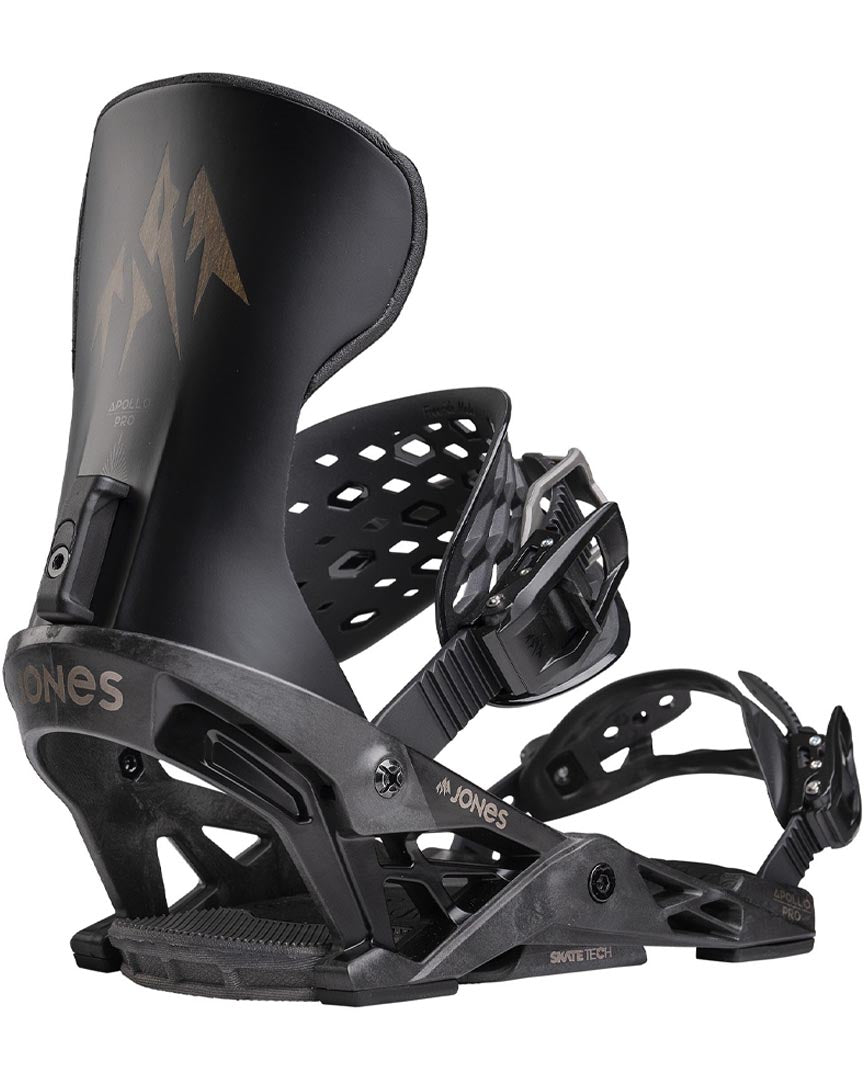 Apollo Pro Snowboard Bindings - Stealth Black 2026