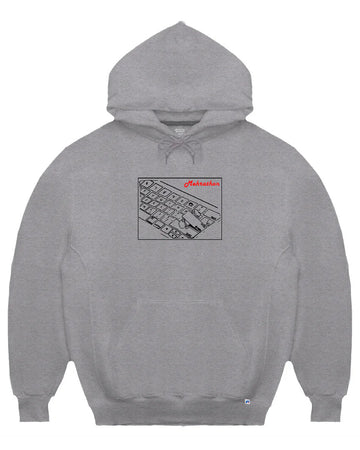 Bump To Space Bar Hoodie - Heather Grey