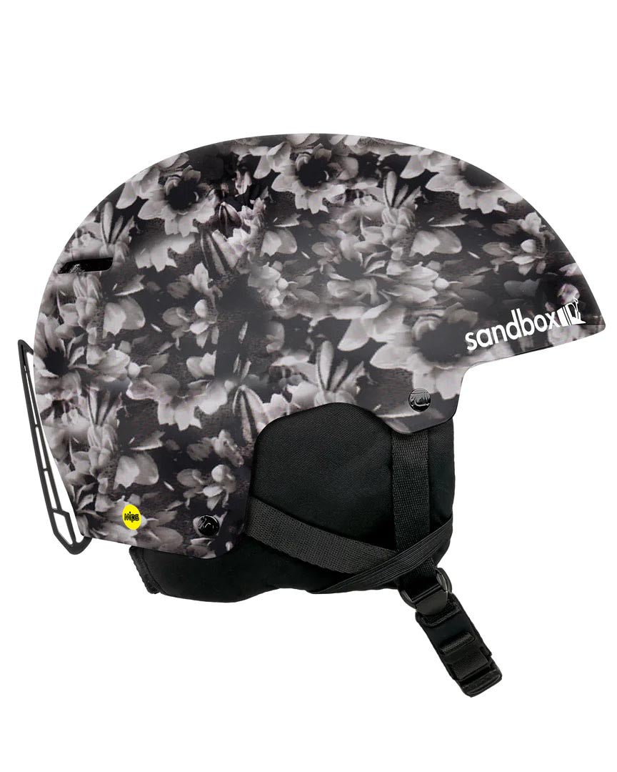 Casque hiver Icon Snow Mips (Fit System) - Black Floral