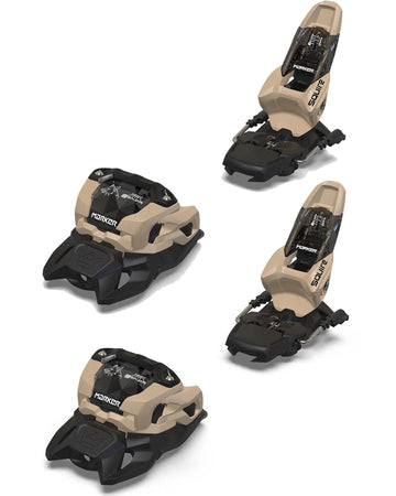 Squire 11 Id Ski Bindings - Black/Tan 2025