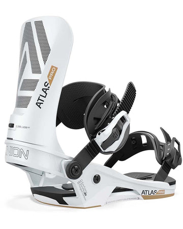 Fixation de snowboard Atlas Pro - Metallic White 2025