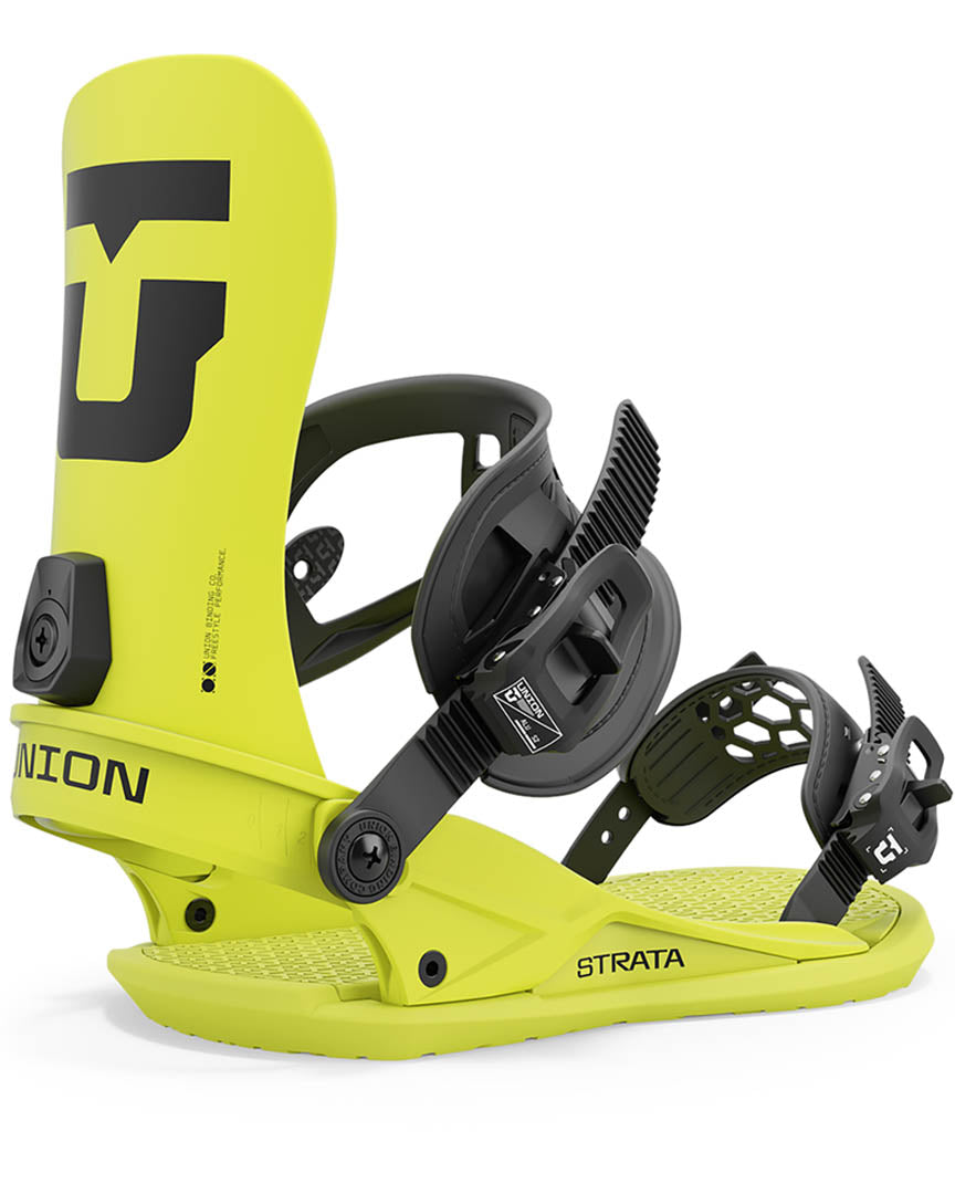 Fixation de snowboard Strata - Acid Green 2025