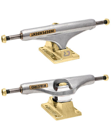 Stg11 Mid Pro Carlos Ribeiro Skateboard Trucks - Silver/Gold