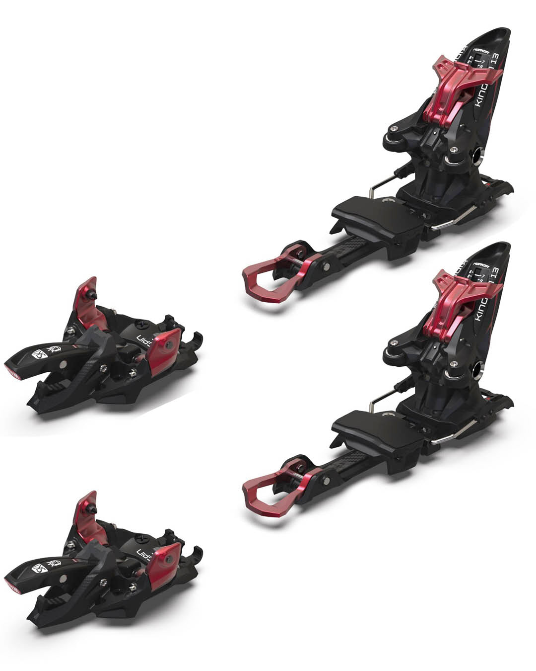 Fixation de ski Kingpin 13 - Black/Red 2026