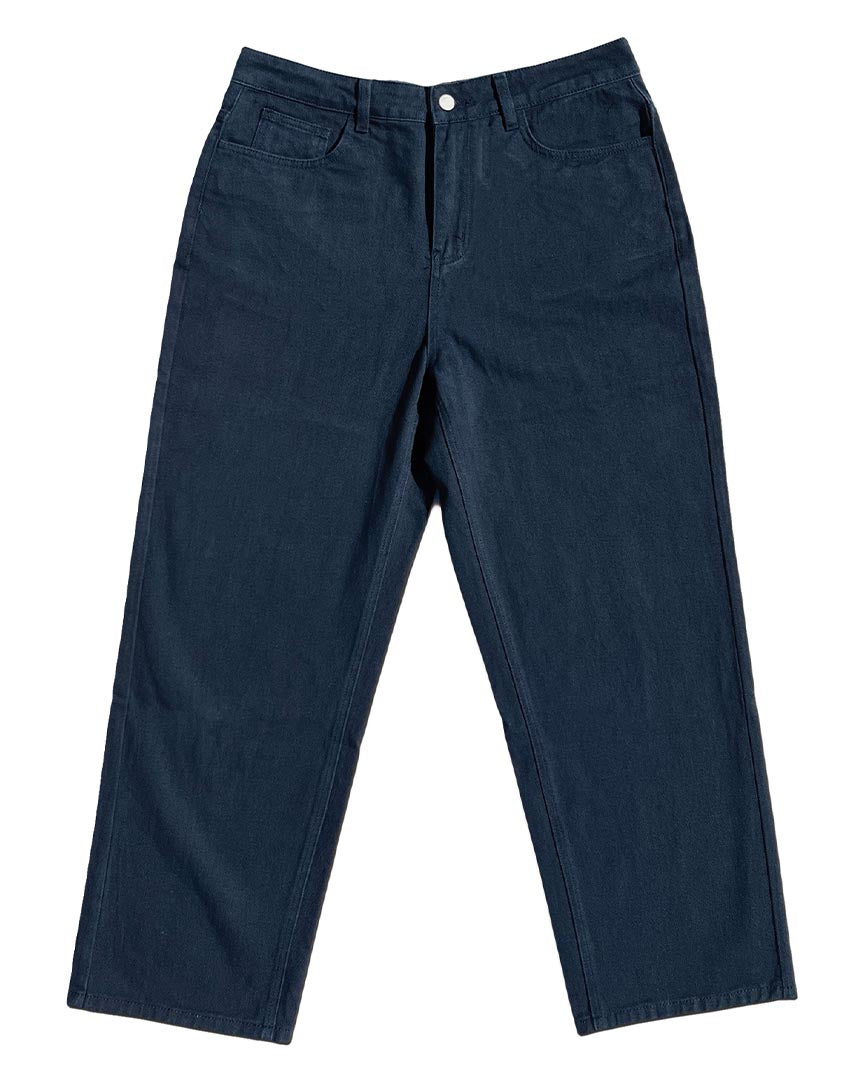 Wavy Classic Baggy Jeans - Navy