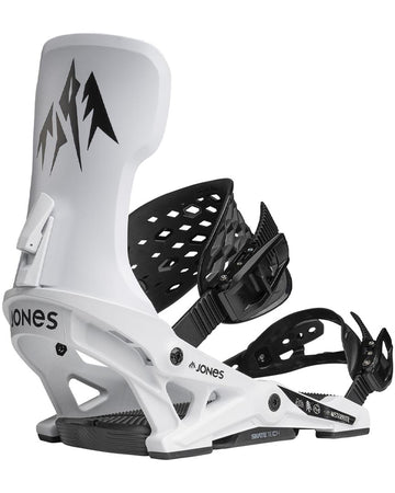 Meteorite Snowboard Bindings - Snow White 2026