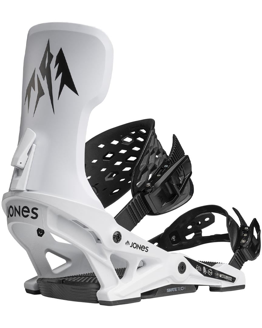 Fixation de snowboard Meteorite - Snow White 2026