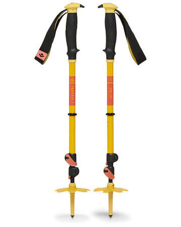 Traverse 3 Splitboarding Poles - Sulphur Green