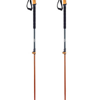 Scepter Adjustable Alu Ski Poles - Black/Orange