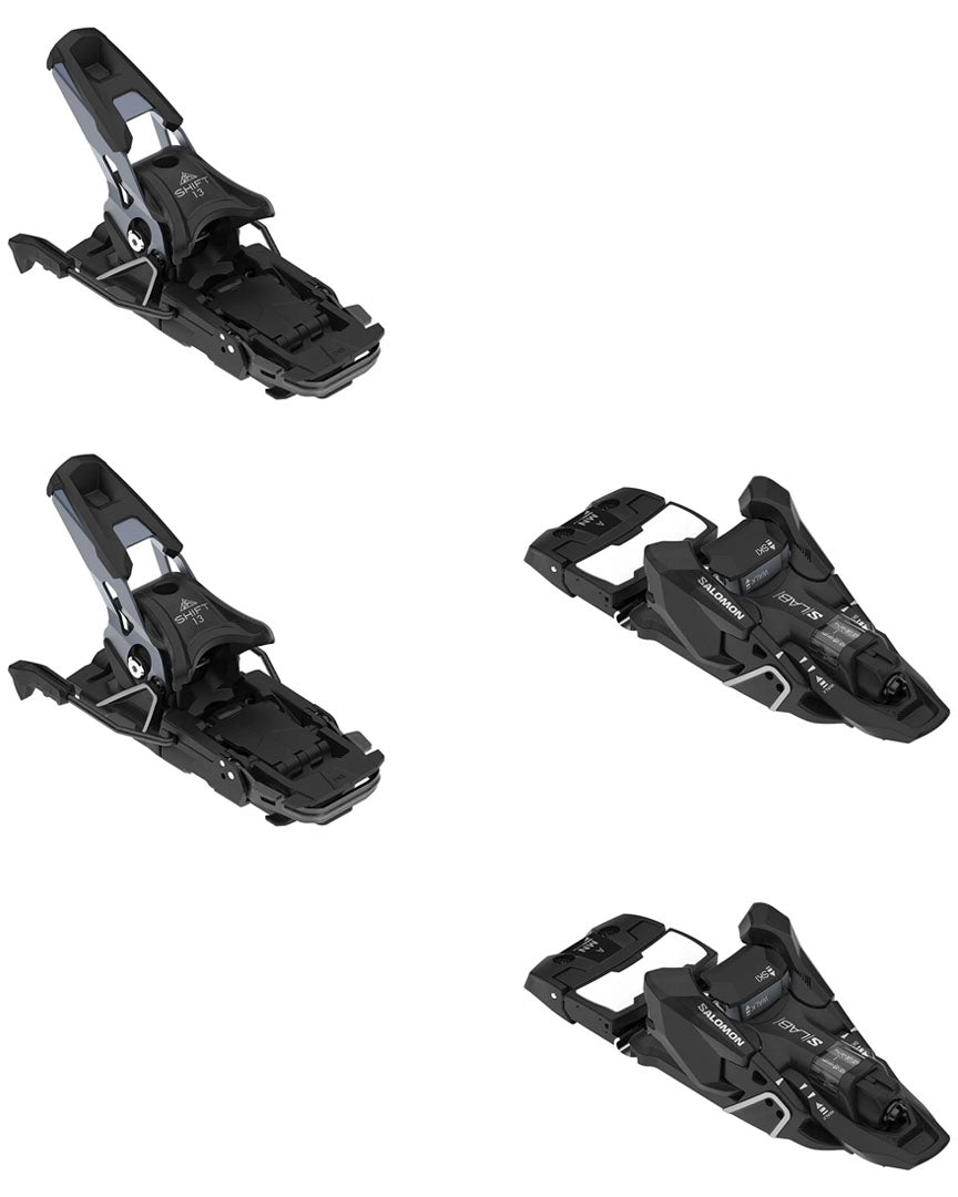 S/Lab Shift² 13 Ski Bindings - Black/Silver 2026