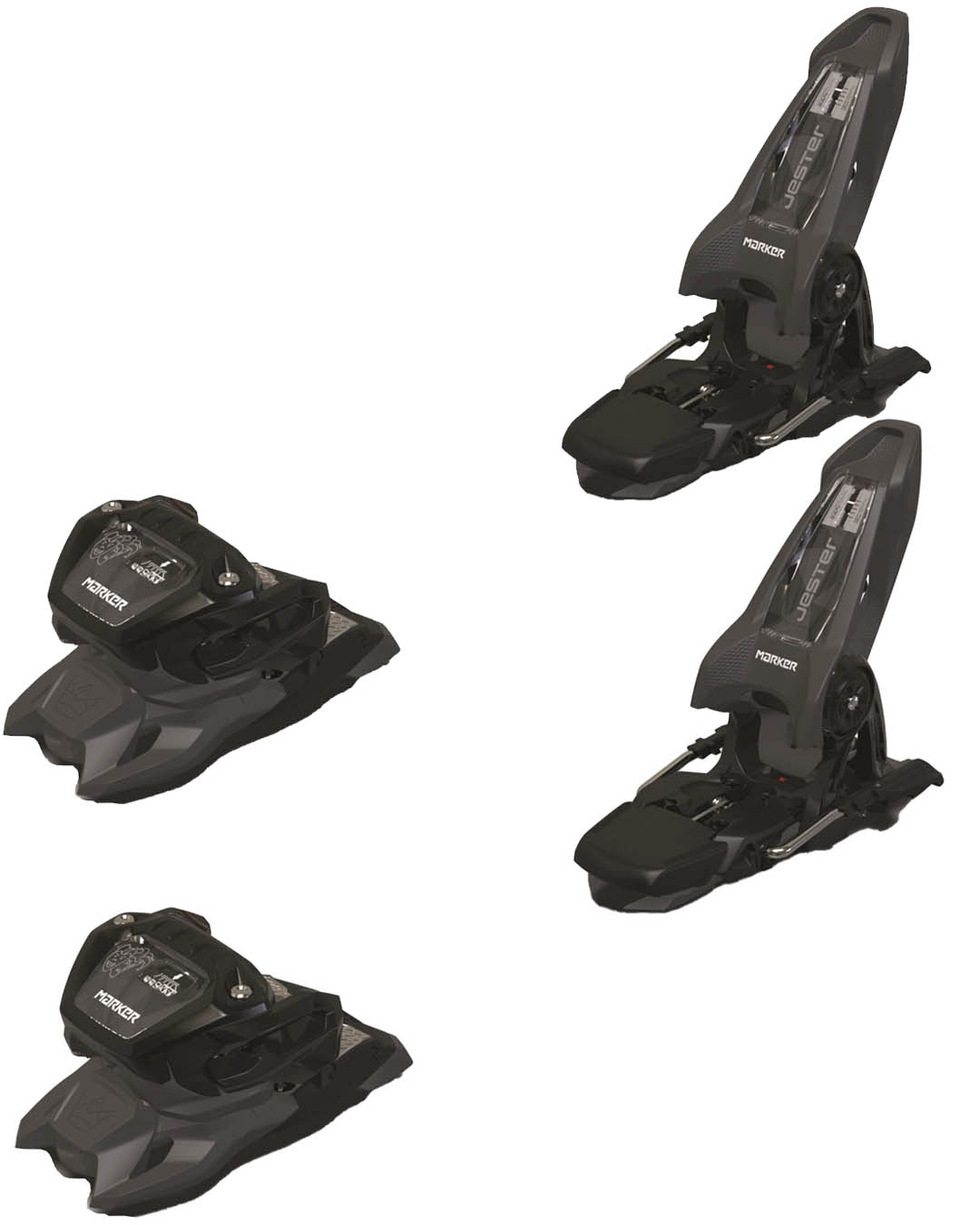 Jester 16 Id Ski Bindings - Anthracite/Black 2025