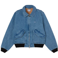 Obey Denim Cwu Jacket - Light Indigo