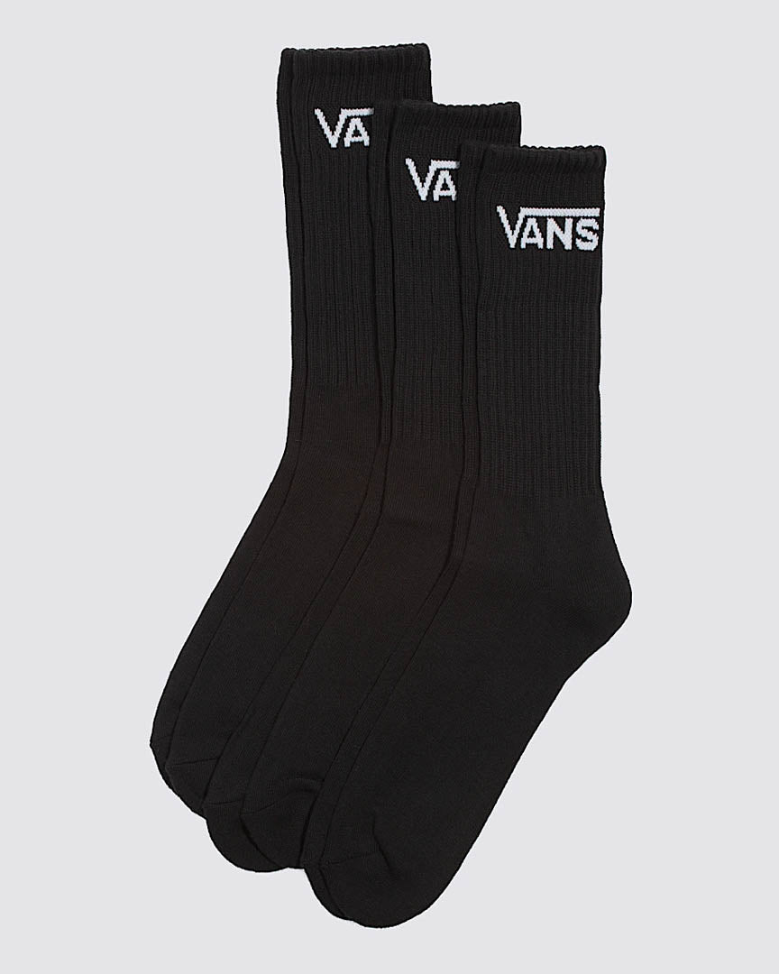 Classic Crew (3 Pack) Socks - Black