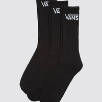 Classic Crew (3 Pack) Socks - Black