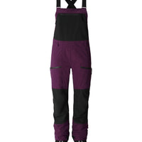 Mtn Surf Recycled Bib Womens Snow Pants - Deep Purple