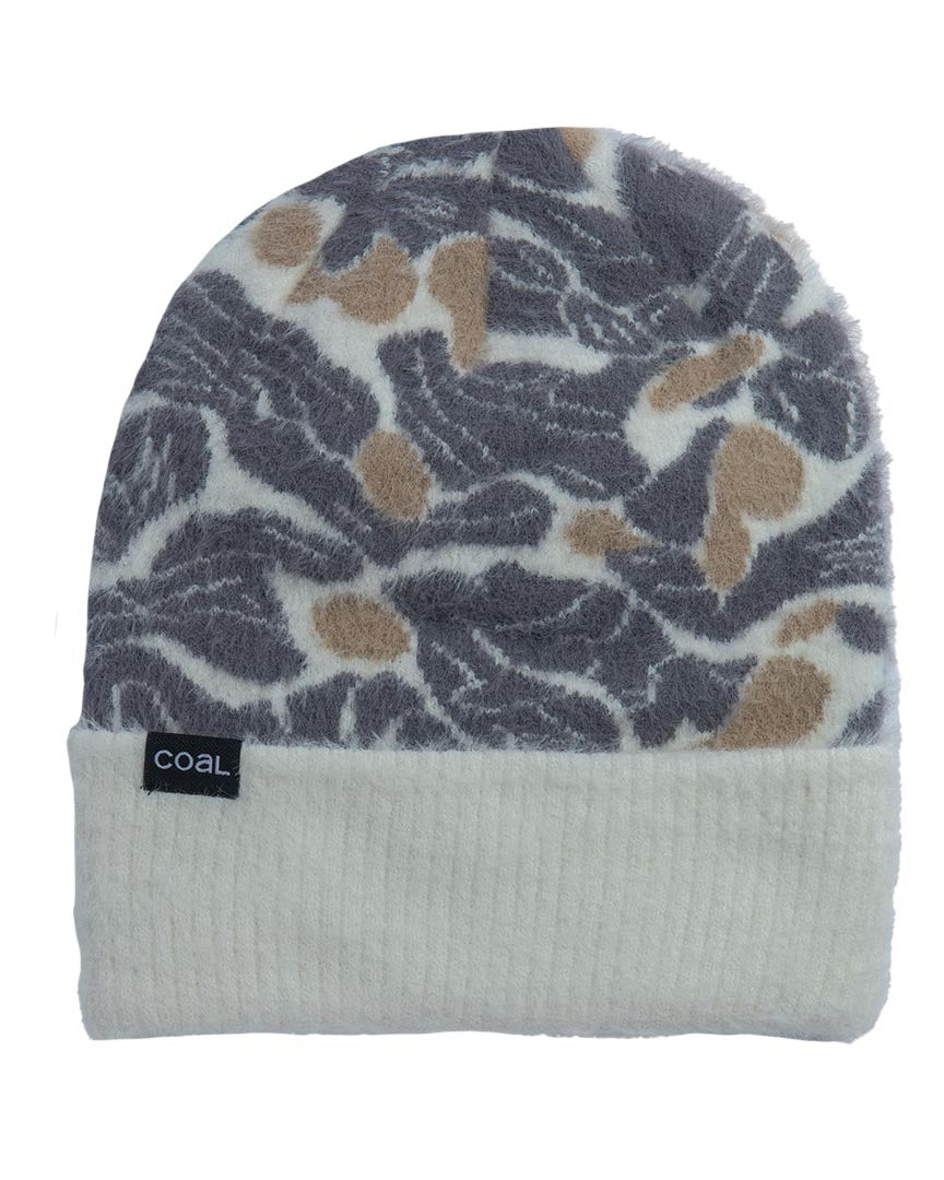 Solstice Beanie - Grey Abstract Camo