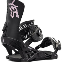 Drive Snowboard Bindings - Black Pink 2025