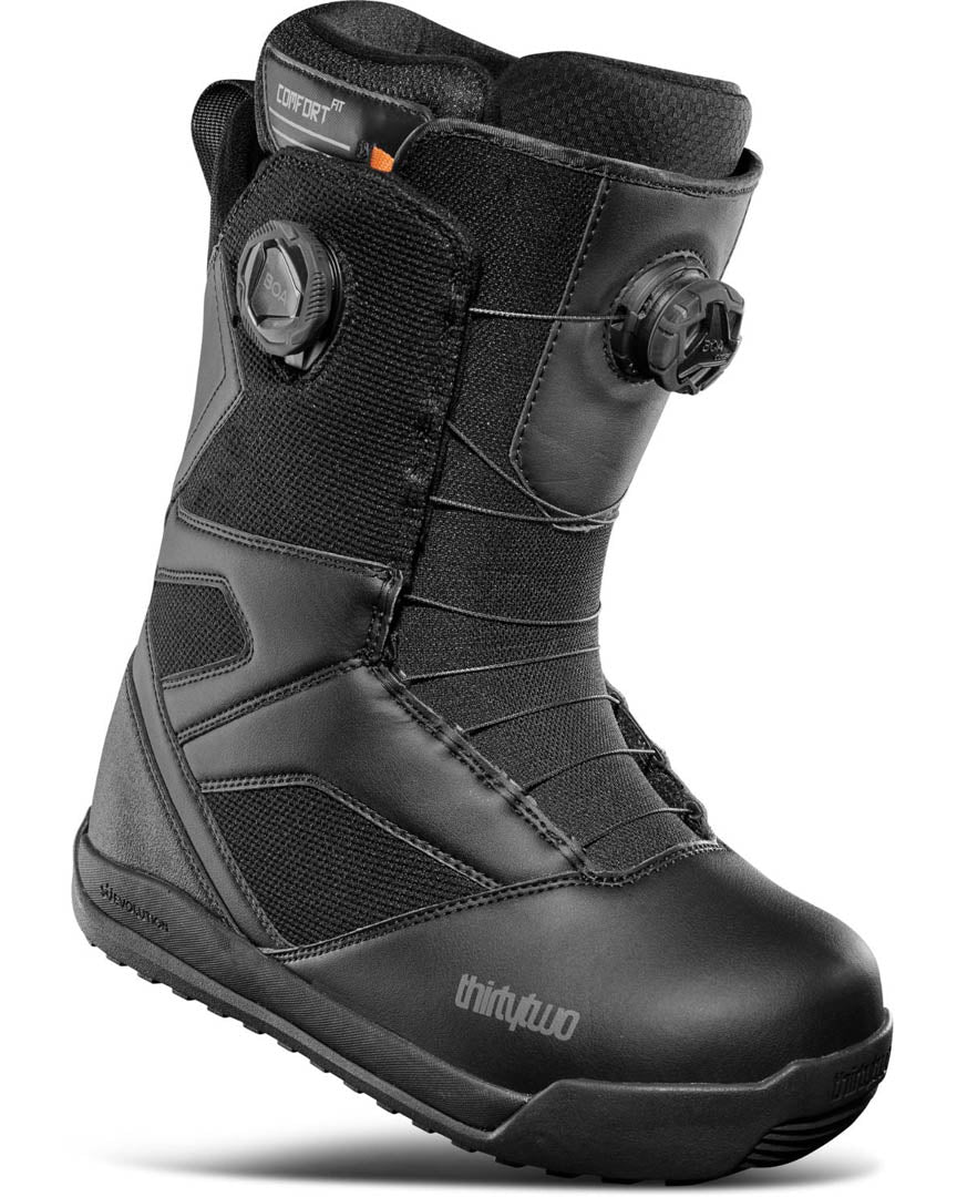 Stw Double Boa Snowboard Boots - Black/Black 2025