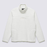 Boxed Sherpa Qzip Sweatshirt - Marshmallow