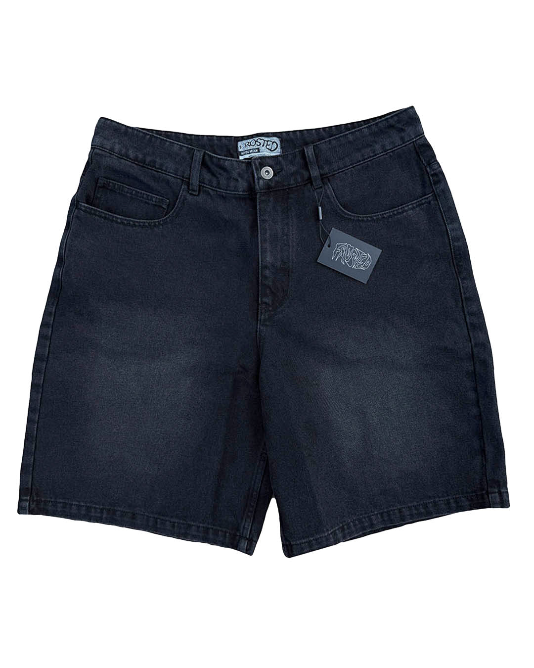 Short Wavy Baggy - Moon Black
