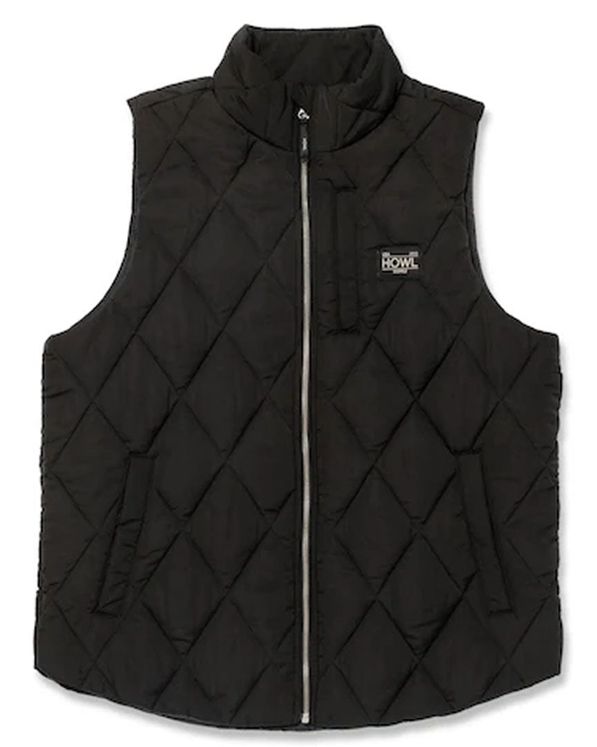 Semi-Puffy Vest - Black