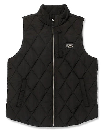 Semi-Puffy Vest - Black