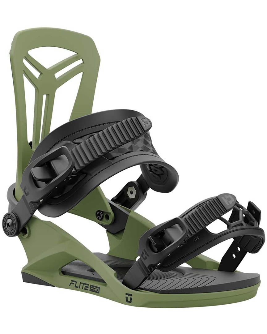 Flight Pro Snowboard Bindings - Olive 2025