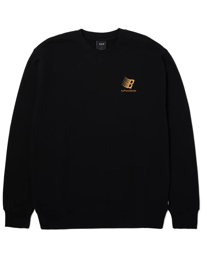 Cotton ouaté Huf X Bronze Crewneck - Black