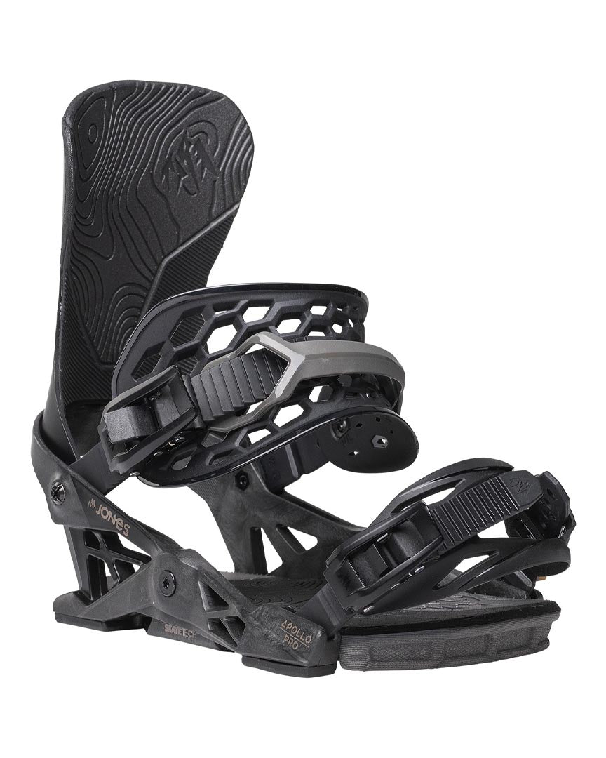 Apollo Pro Snowboard Bindings - Stealth Black 2026