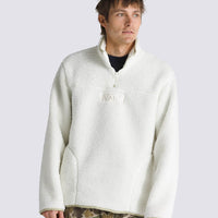 Cotton ouaté Boxed Sherpa Qzip - Marshmallow