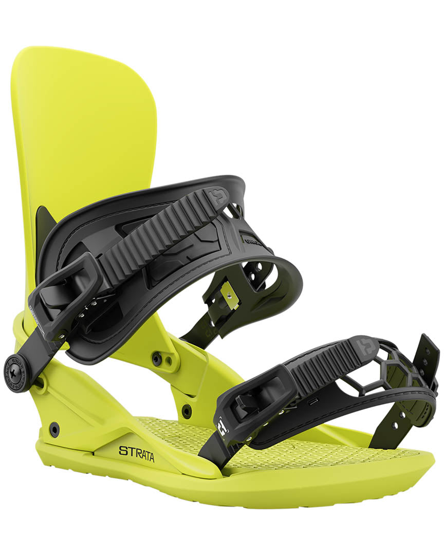 Strata Snowboard Bindings - Acid Green 2025