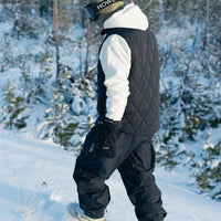 Semi-Puffy Vest - Black