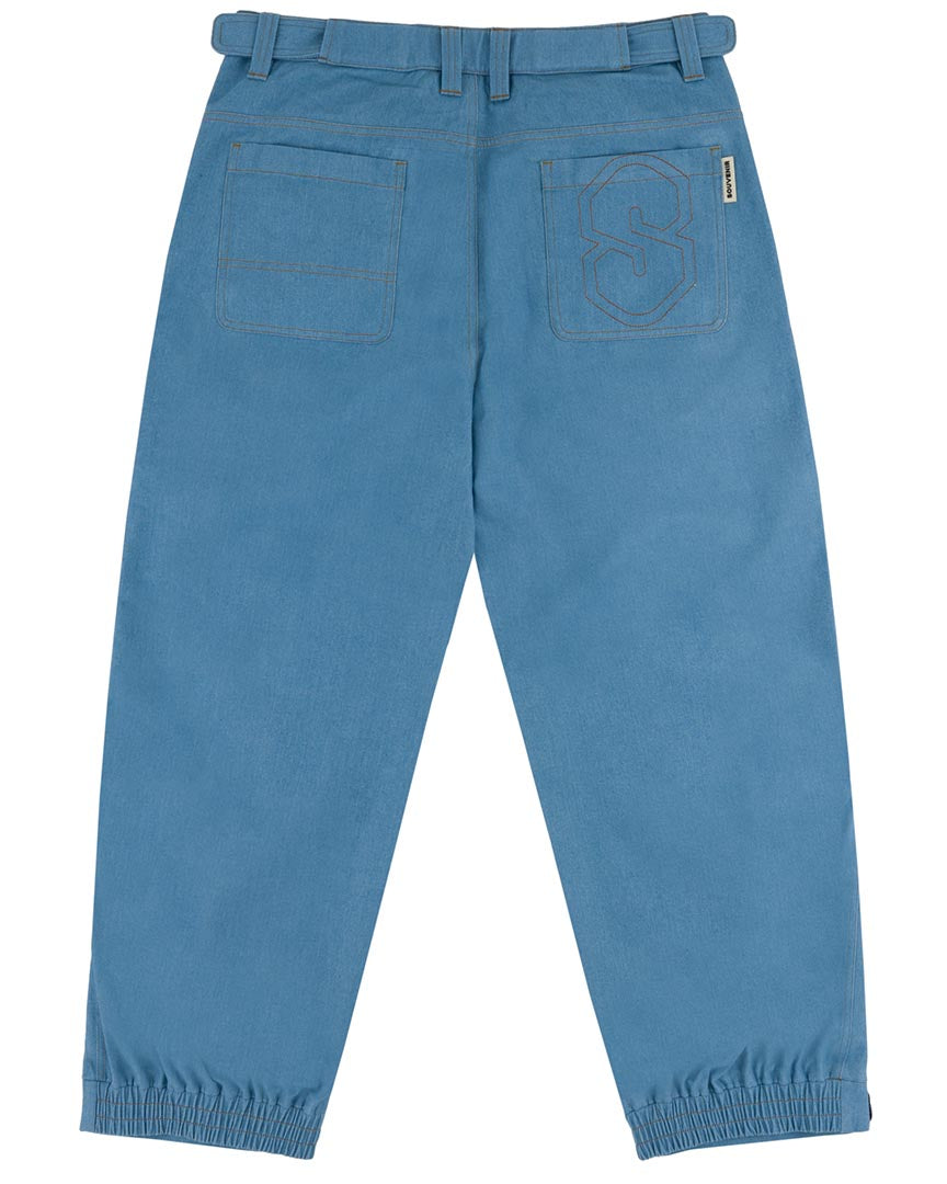 3 Ply Denim Snow Pants - Faded Indigo