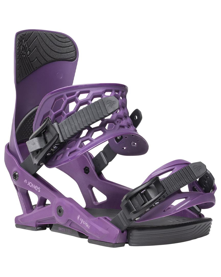 Equinox Womens Snowboard Bindings - Purple 2025