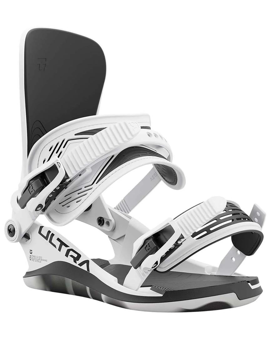 Ultra Snowboard Bindings - White 2025