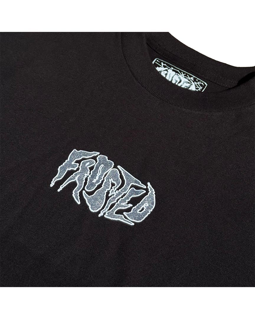 Silver Glitch Classic T-Shirt - Black