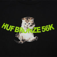 Huf X Bronze Hang In There T-Shirt - Black