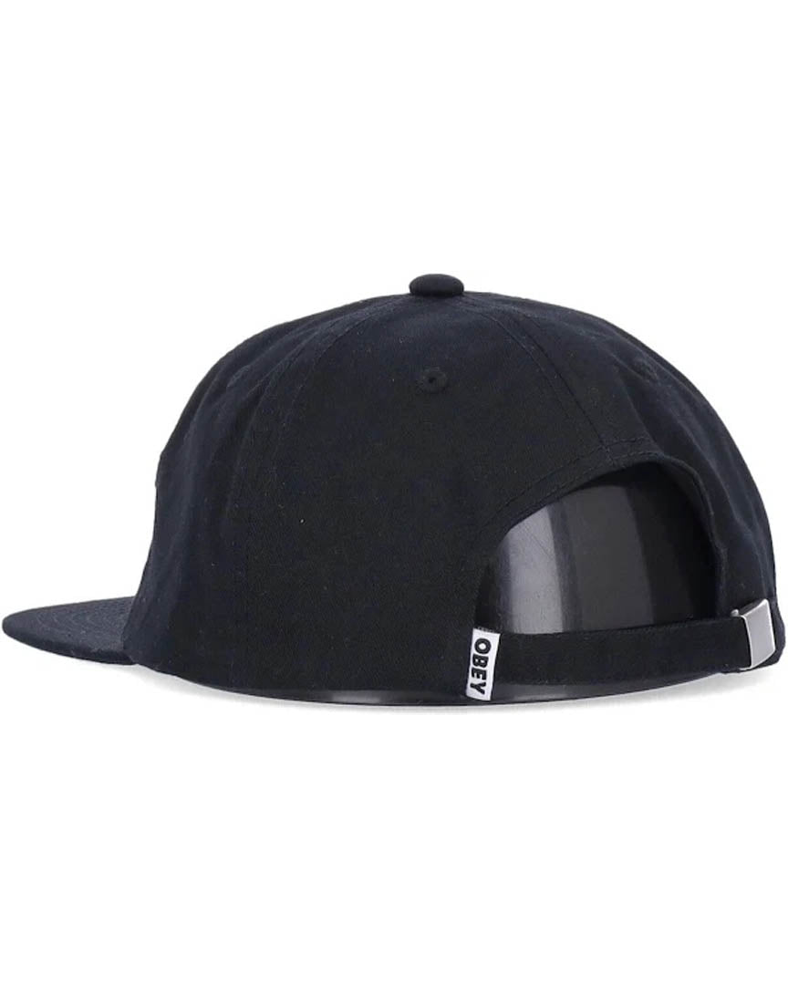 Casquette Bold Twil 6 Panel - Black