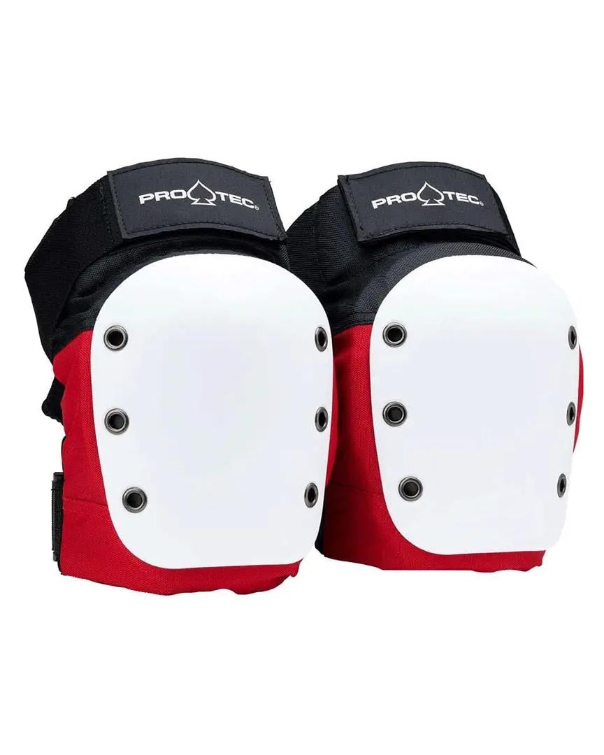 Street Knee Pads - Red White Black