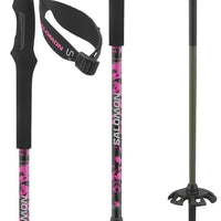 Qst Carbon S3 Ski Poles - Black/Sugar/Plum